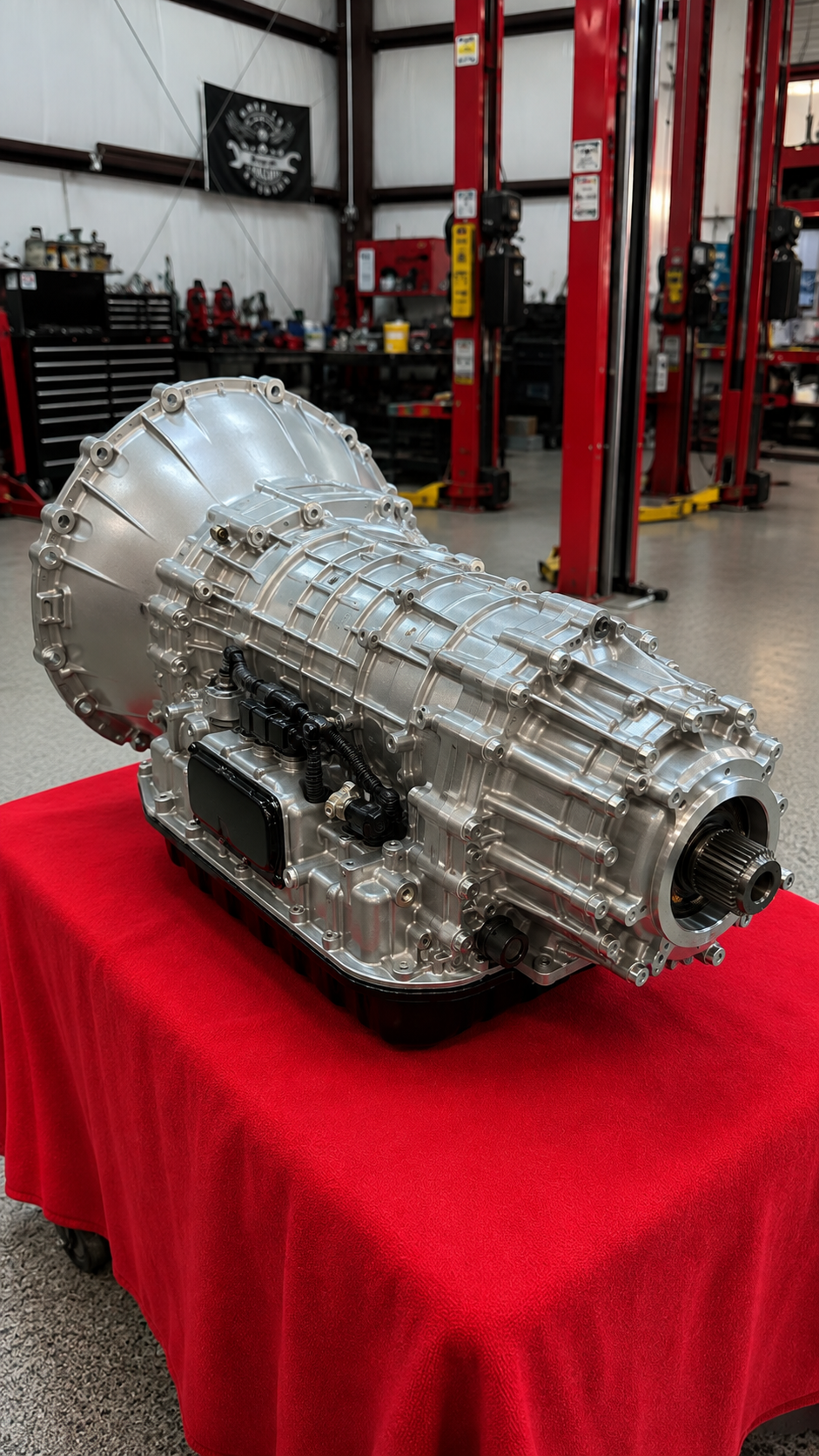 68RFE heavy-duty transmission rebuilt by Pitbull Transmissions