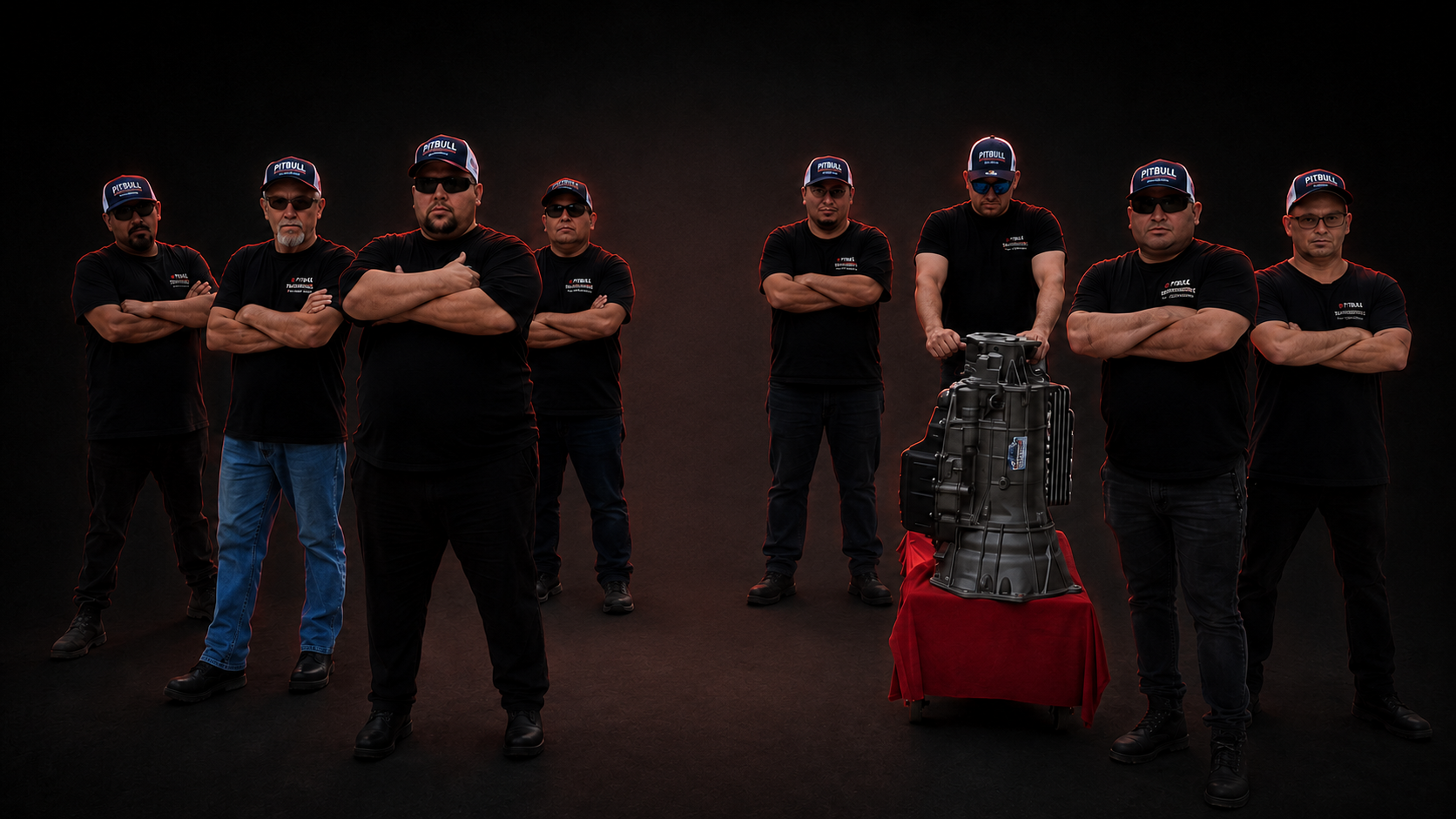 The Pitbull Transmissions specialist team in Magnolia, Texas