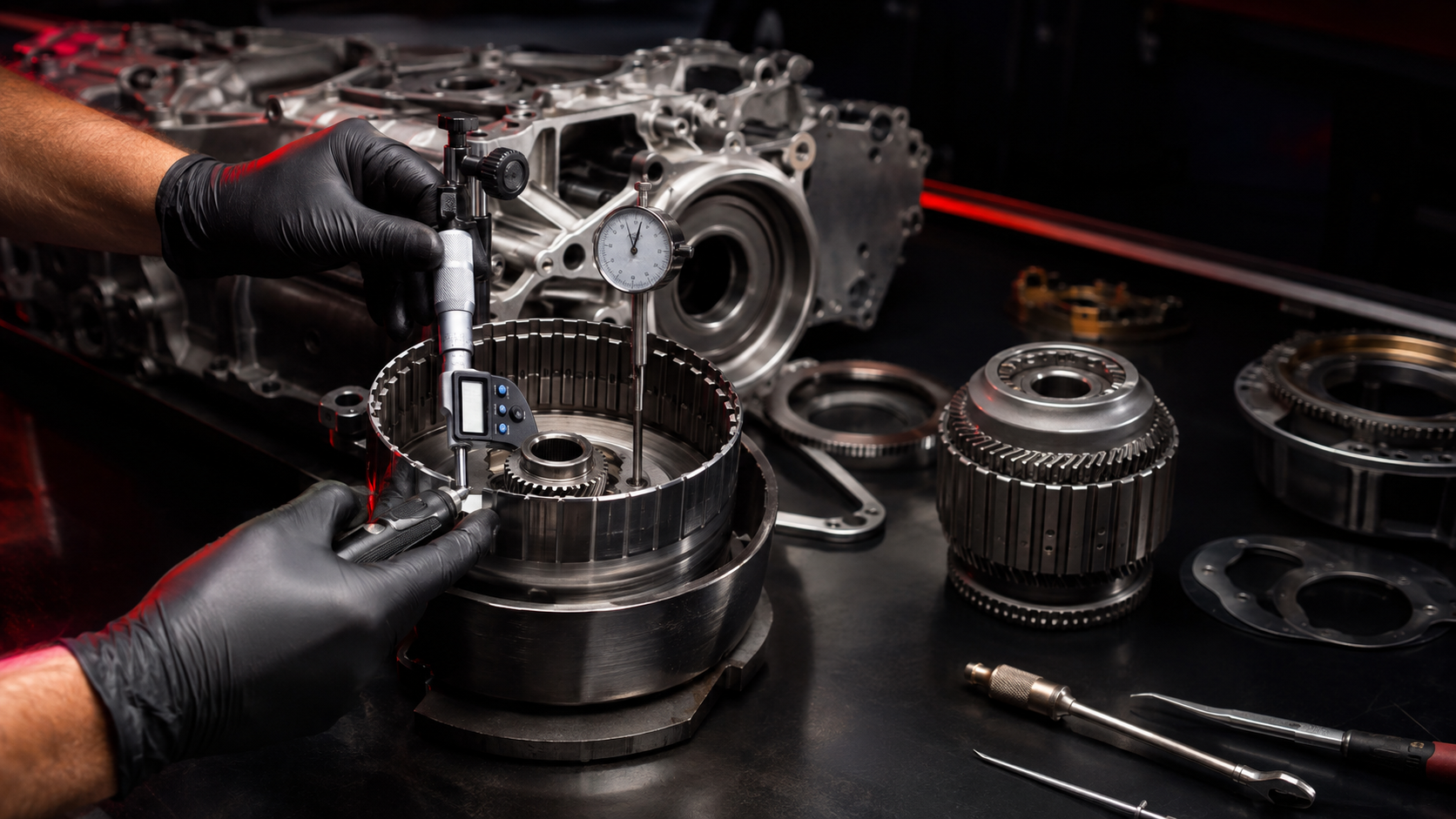 Fully reconstructed heavy-duty transmission ready for installation